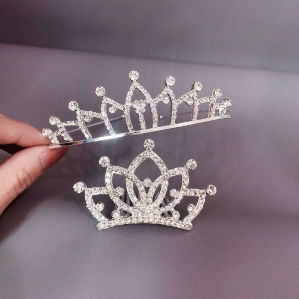 Crystal Wedding Tiaras morsiamen tekojalokivikruunu C C C