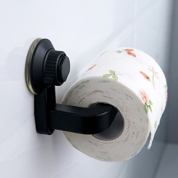 Roll Tissue Box WC-paperipidike MUSTA black