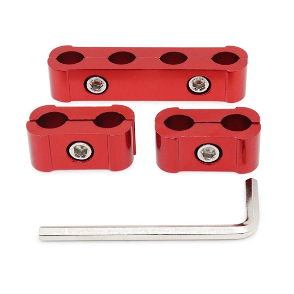 3st/ Set Biltändstift Wire Clamp Separator RÖD RÖD red