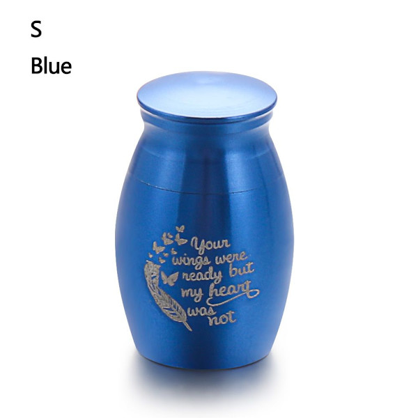 Lemmikkien polttohautausuurnat tuhkapidike Muistomerkki BLUE S Blue S