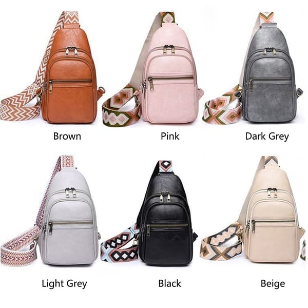 Liten Sling Bag Crossbody Väskor MÖRKGRÅ Dark Grey