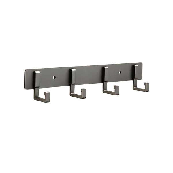 Vegg Dørkrok Stue Dørkrok GRÅ 4 KROKER 4 KROKER Grey 4 hooks-4 hooks