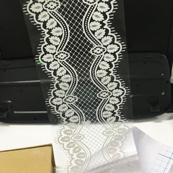 Tapet Border Transparent Window Sticker