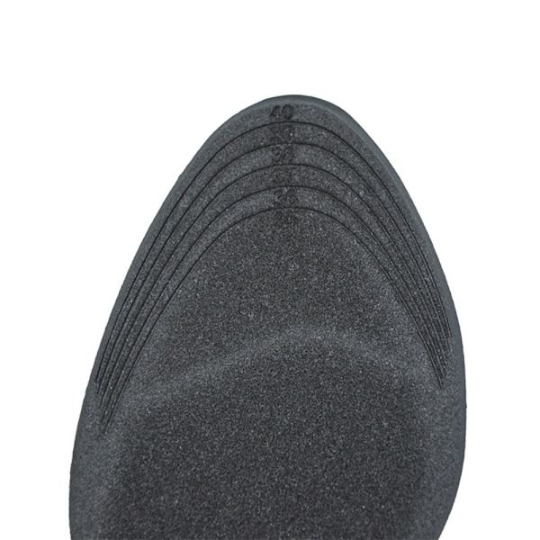 2Pair Insoles Hieronta MUSTA PYÖREÄ PÄÄ PYÖREÄ PÄÄ black Round head-Round head
