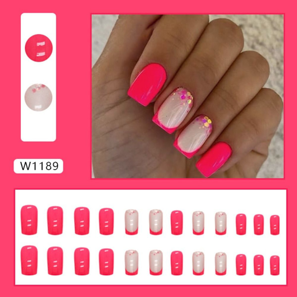 Falske negler Fake Nials W1193 W1193 W1193