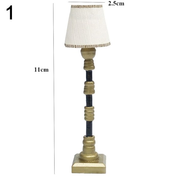 Miniatyr gulvlampe Krystallvegglampe 1 1 1