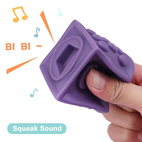6st/12st Baby mjuka block Stapling byggstenar 6ST 6ST 6pcs