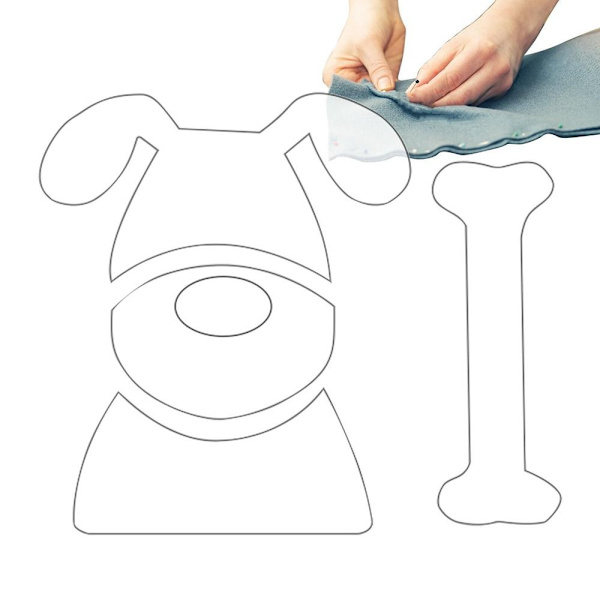 Loyalty Puppy Template Set Tikkausstensiilit L L