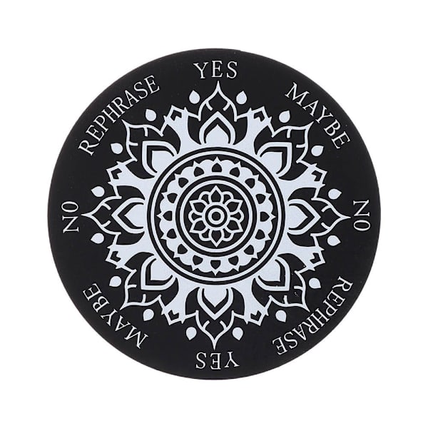 Pendelbrett av tre Skive Trebunn STIL 1-SORT 15CM Style 1-Black 15cm