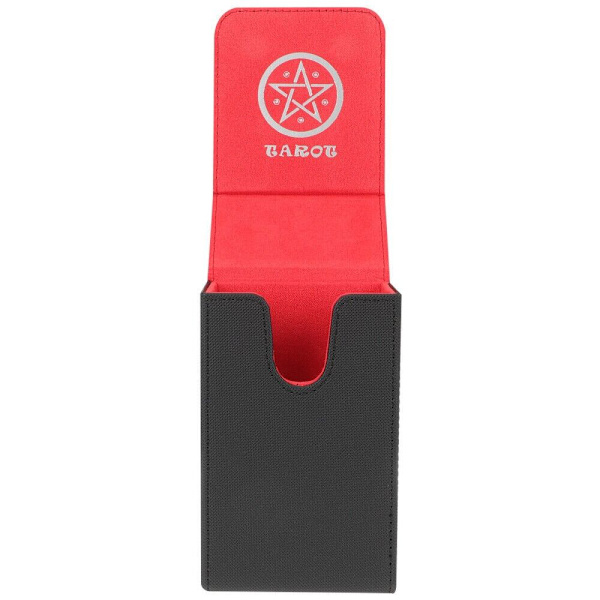 Tarot-korttien säilytyslaatikko Tarot-korttien säilytystila PUNAINEN MUSTA Red Black