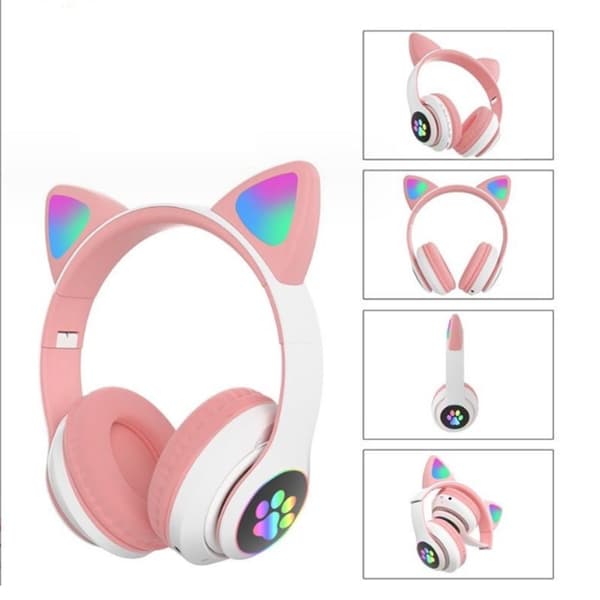 Bluetooth hörlurar Gaming Headset SVART Black