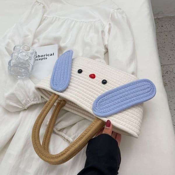 Vævede Tasker Håndtasker HVID white