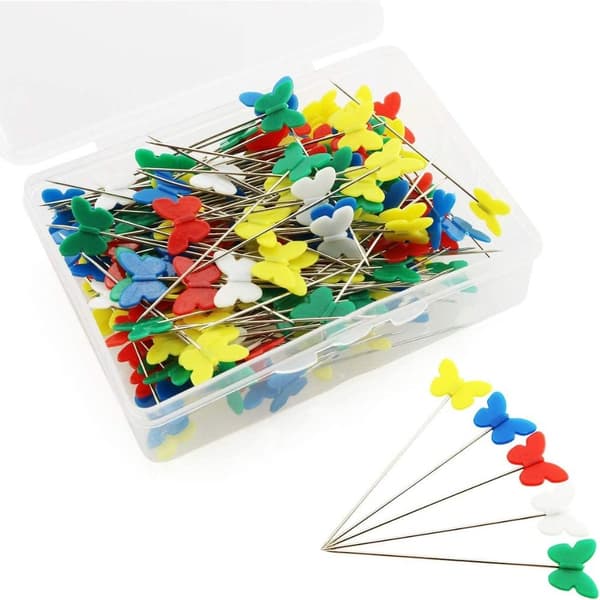 Butterfly Pins Head Pins Flower Bear Pins Multicolor Multicolor-Multicolor