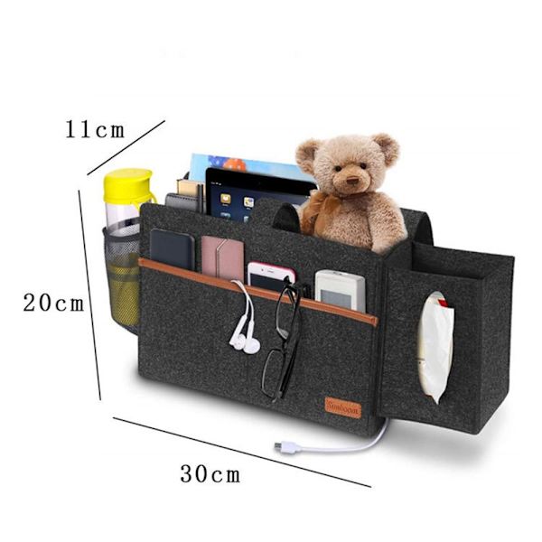 Organizer huopa VAALEANHARMAA light grey