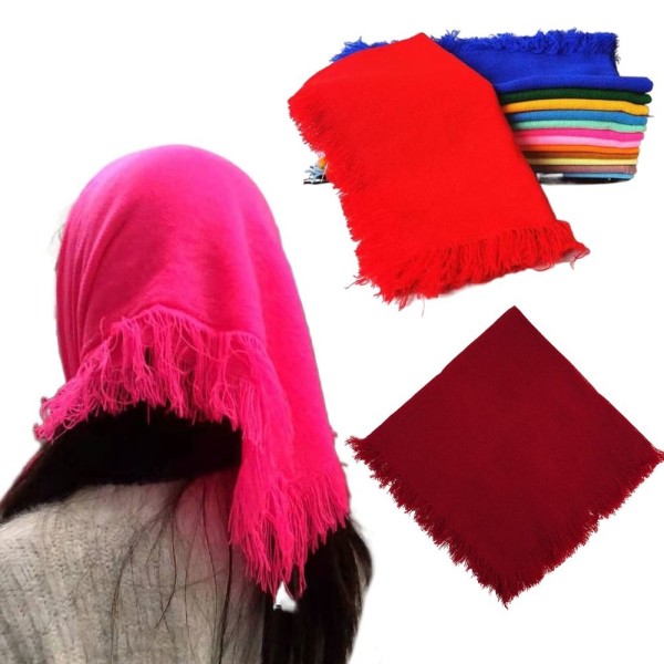 Fyrkantig Scarf Dam Scarf ROSE RED rose red