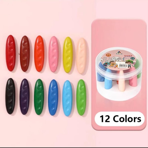 12/24/36 Färger Plastkrita Färgad Crayon 12FÄRGER 12FÄRGER 12Colors
