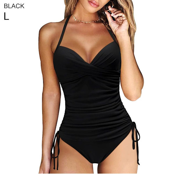 Badedragt Todelt badedragt SORT L black L
