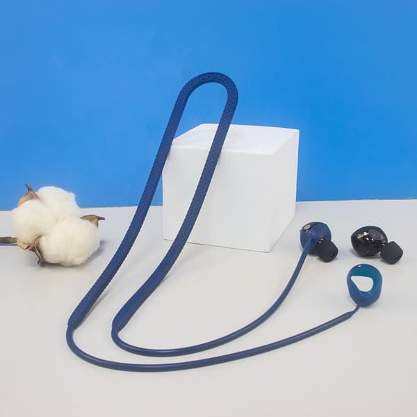 Øretelefon Tau Hodetelefon Halsstropp BLÅ Blue