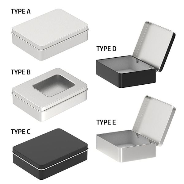 Opbevaringsboks Blikæske TYPE B TYPE B Type B