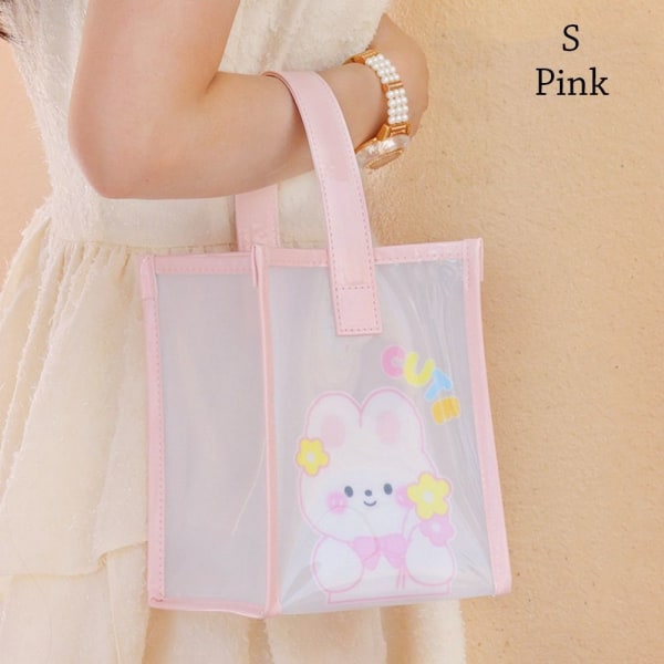 Gennemsigtig taske Skuldertaske PINK S pink S