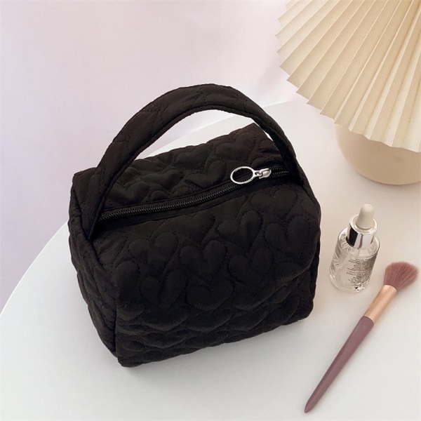 Tikattu Love Pillow Bag Mini Käsilaukku MUSTA BLACK