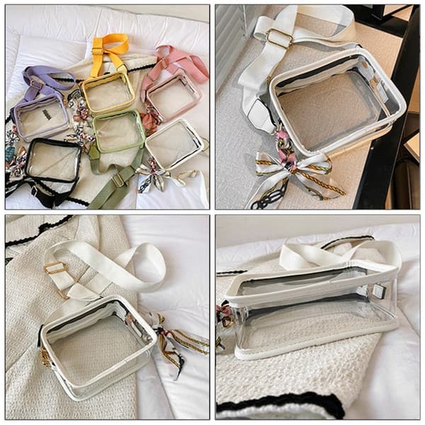 Axelväska Messenger Bag VIT white