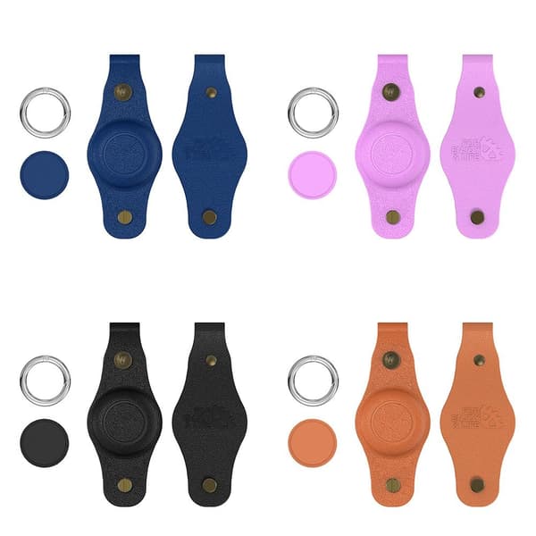 Nøglering Silikone Etui Nøglering Ring Holder SORT black