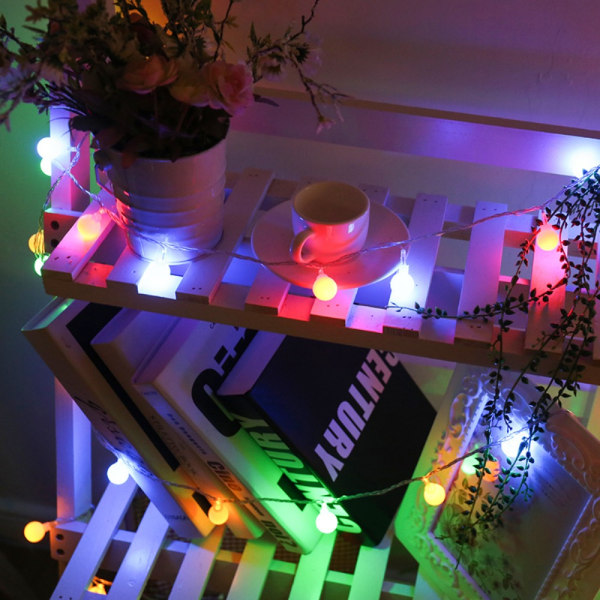 Kuglelys String Led Lys FARVE FARVE colour
