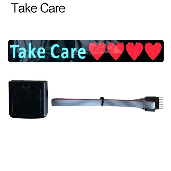 LED-bil-klistremerke Frontrute-klistremerke TA VARE TA VARE Take Care