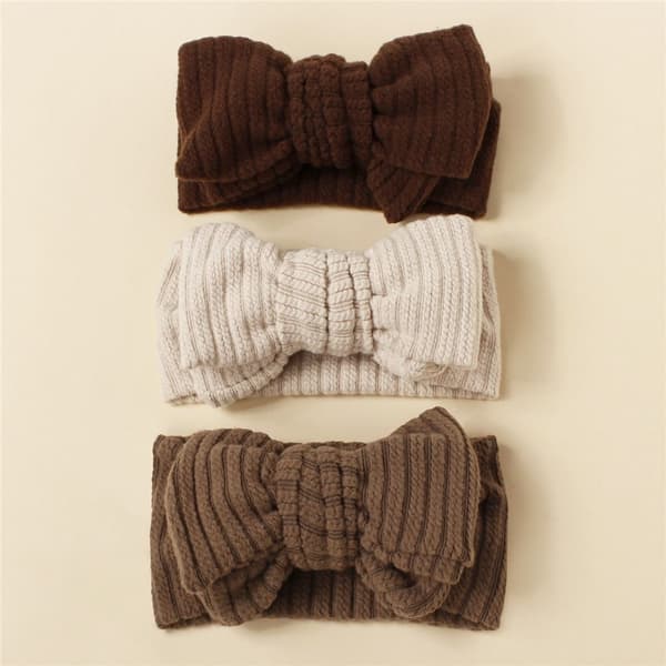 Baby Elastiska hårband för barn BEIGE BEIGE Beige