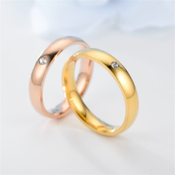 Parring Minimalism Ringar Zircon GULD 13 gold 13