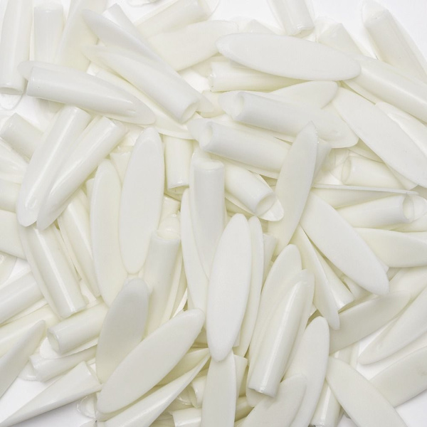 Skrå plastlommehulstik GUL Yellow