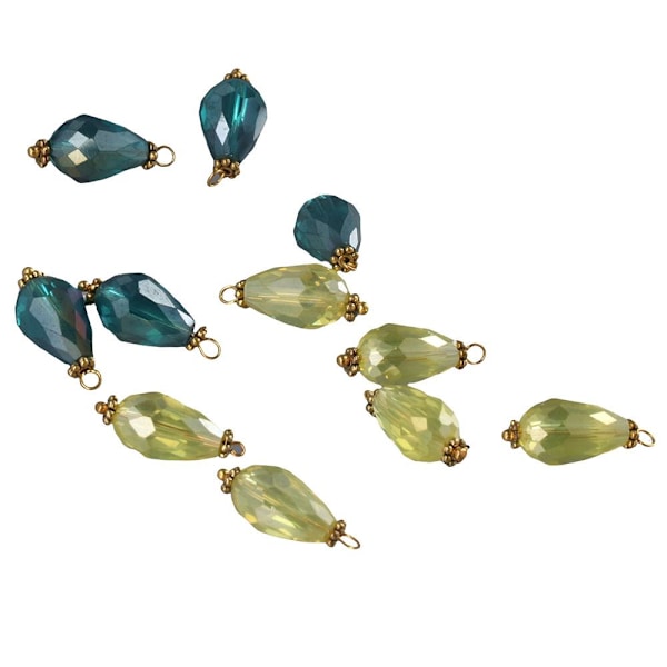 Krystal Charms Teardrop Krystal Charms Facet Teardrop