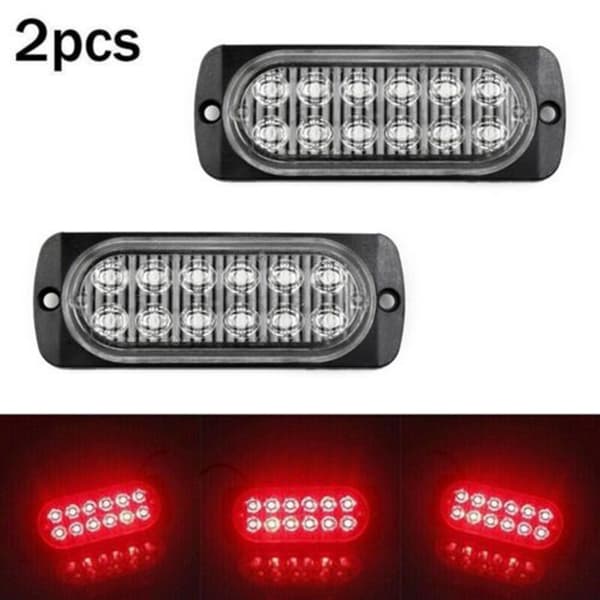 2 STK LED-sidemarkeringsindikatorlys Varsel baklys BLÅTT Blue