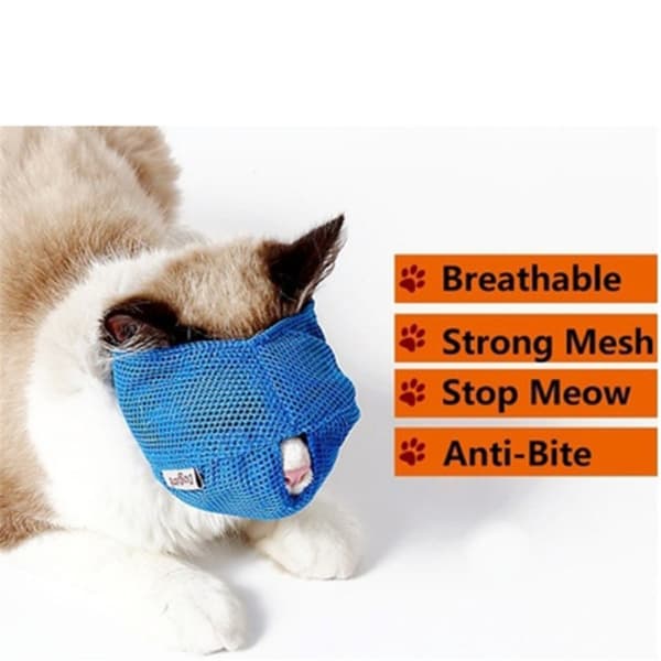 Anti Bite Muzzles Badepose BLÅ M Blue M