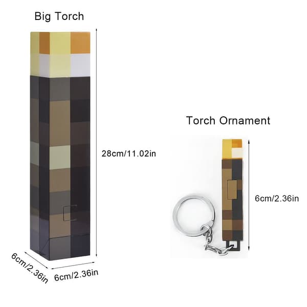 Brownstone Torch Minecraft Lys