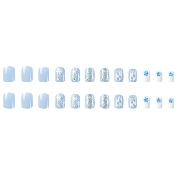 Christmas French Fake Nails False Nail 2 2 2