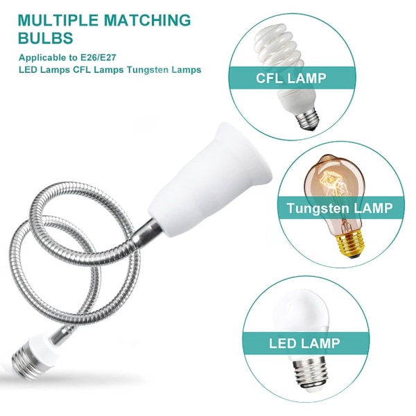 universal lampeholder forlænget lampeholder konverteringslampe