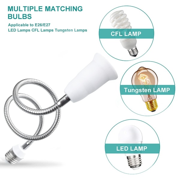 universal lampeholder utvidet lampeholder konverteringslampe