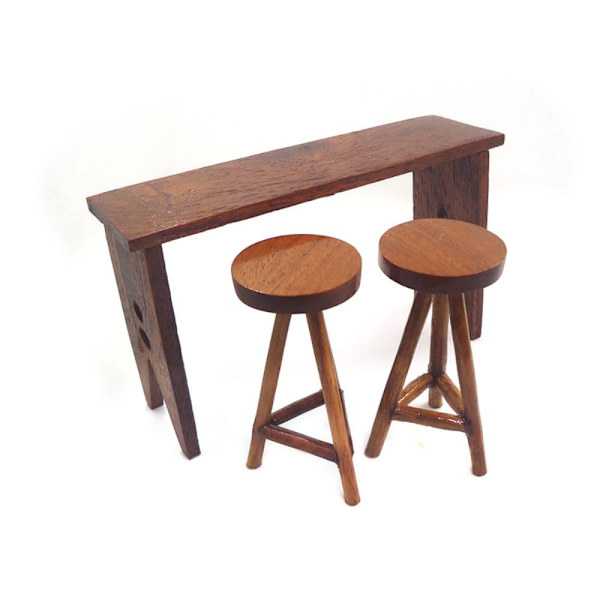 Dollhouse-baaritiski set 1 1 1