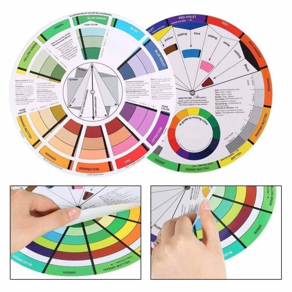 Chromatic Color Wheel Colors Circleor 14CM 14cm