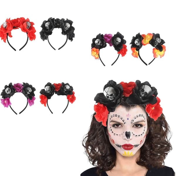 Skull Pannebånd Halloween Hode Hoop B B B