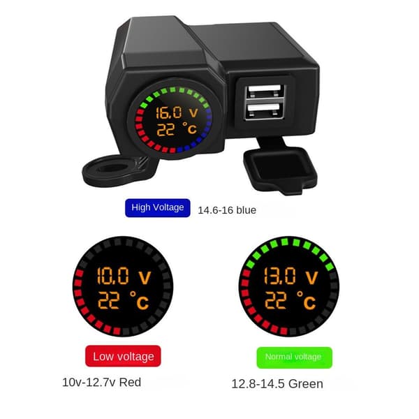 Auton lataussovitin USB+ C laturi Matkapuhelin Tabletti Black