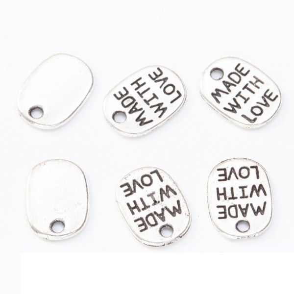 Oval Word Pendant Word Pendant Charms Pendant Charms Alloy