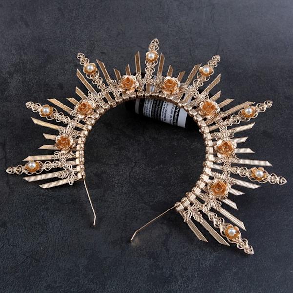 Halo Crown Hovedbeklædning Hovedbeklædning Bryllup Tiara