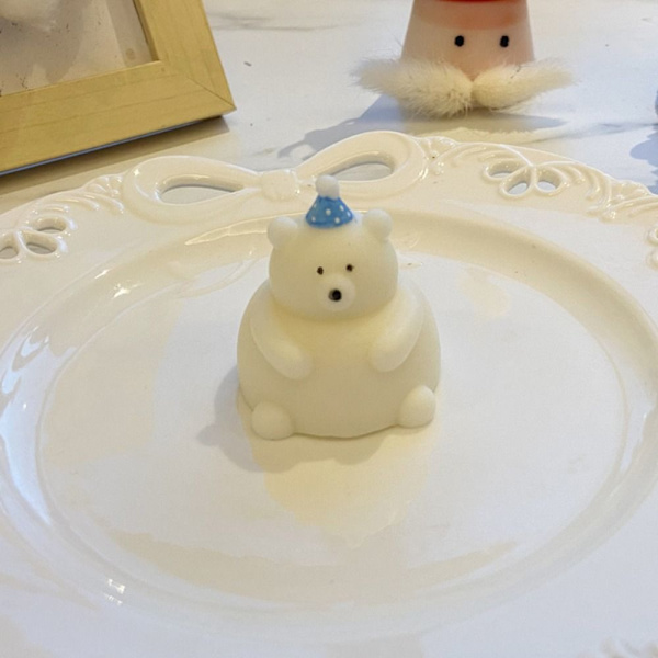 Söpö karhun mold , 3D- mold 2 2 2