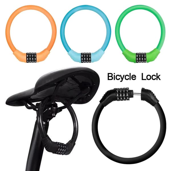 Cykel lås Hjelm lås SORT Black