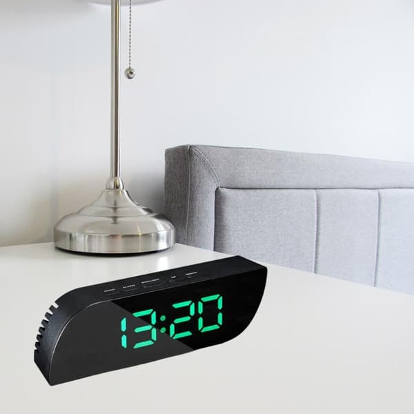 Klocka Alarm VIT LJUS VIT LJUS White Light