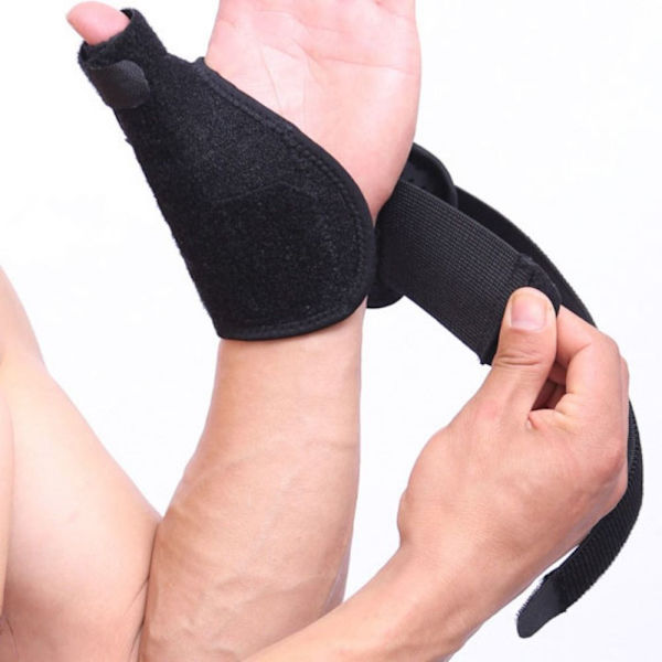 Tumsplint handledsstöd SVART HÖGER HÖGER black Right-Right