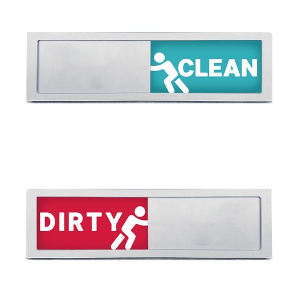 Kontordørskilt påmindelsesskilte Clean Dirty Sign